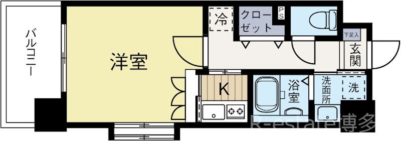 福岡県福岡市東区箱崎１ 箱崎駅 1K マンション 賃貸物件詳細
