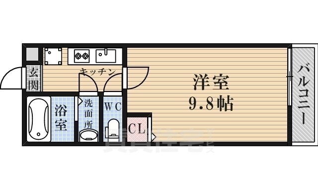 京都府京都市下京区西新屋敷下之町 丹波口駅 1K マンション 賃貸物件詳細