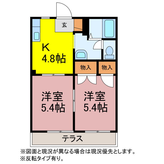 愛知県豊橋市多米東町３ 2K アパート 賃貸物件詳細