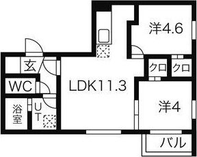 北海道札幌市中央区宮の森三条５ 西２８丁目駅 2LDK マンション 賃貸物件詳細