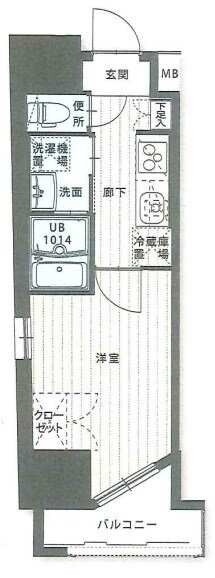 福岡県福岡市博多区堅粕４ 博多駅 1K マンション 賃貸物件詳細