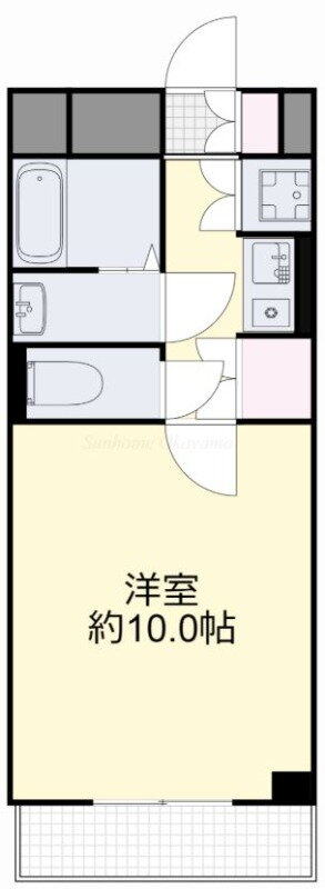 岡山県倉敷市新倉敷駅前３ 新倉敷駅 1K マンション 賃貸物件詳細
