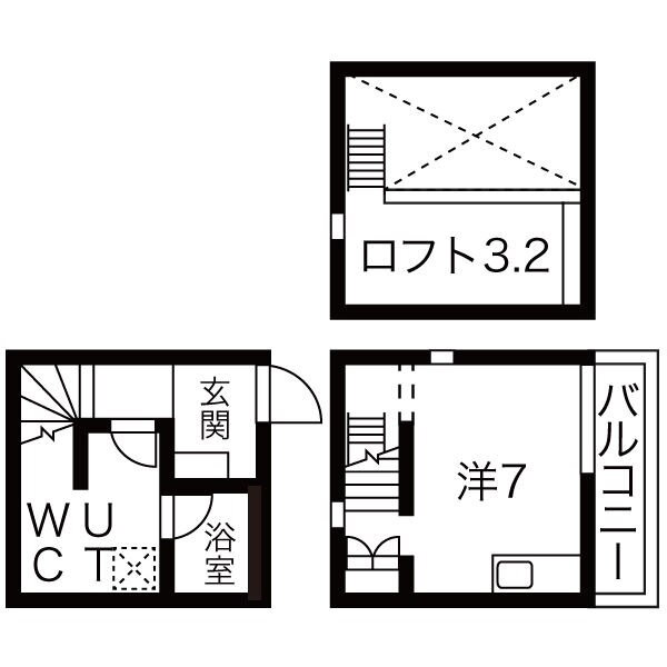 愛知県名古屋市南区本星崎町字町 本星崎駅 1SK アパート 賃貸物件詳細