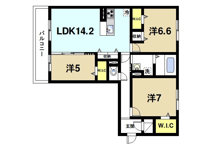 奈良県奈良市恋の窪１ 奈良駅 3LDK アパート 賃貸物件詳細