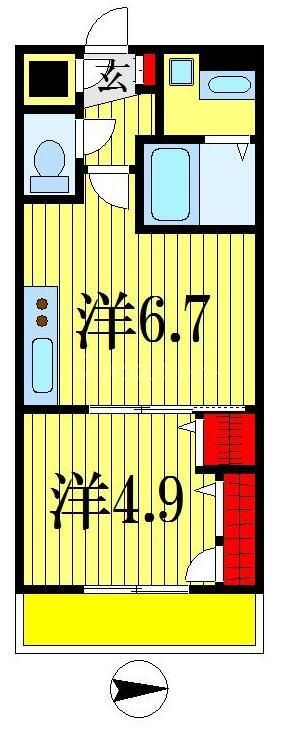 千葉県船橋市本町７ 船橋駅 1DK アパート 賃貸物件詳細