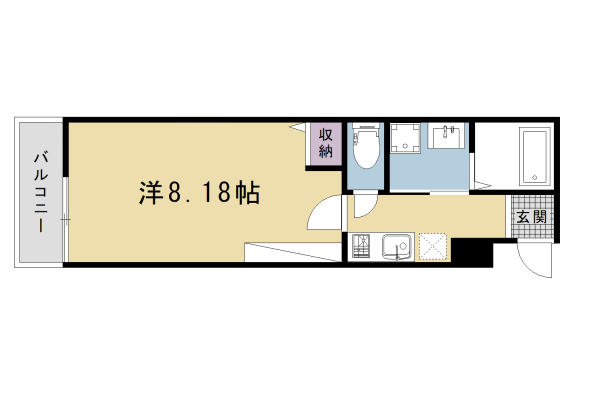 京都府京都市右京区谷口園町 龍安寺駅 1K マンション 賃貸物件詳細