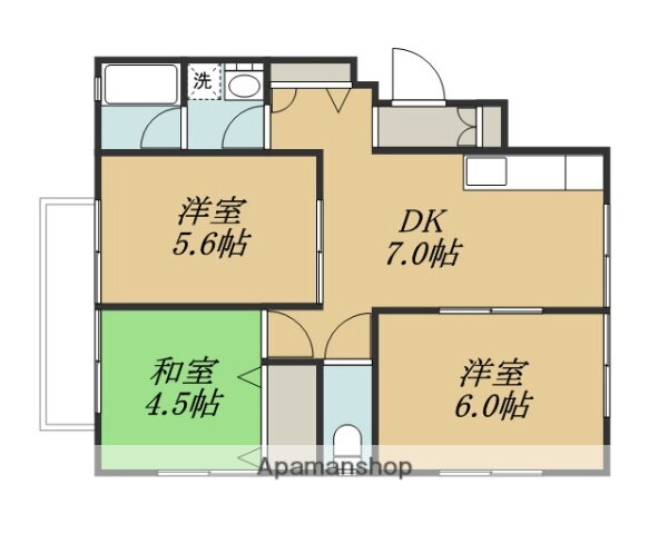 神奈川県藤沢市鵠沼神明２ 本鵠沼駅 3DK アパート 賃貸物件詳細