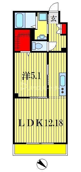 千葉県千葉市中央区松ケ丘町 大森台駅 1LDK アパート 賃貸物件詳細