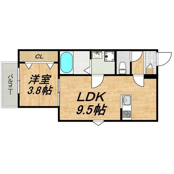 ＬＥＣＯＣＯＮ中村 1階 1LDK 賃貸物件詳細