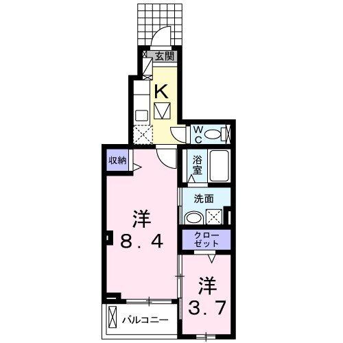 兵庫県宝塚市山本丸橋１ 山本駅 2K アパート 賃貸物件詳細