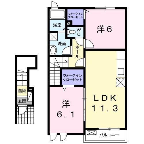 長崎県長崎市琴海村松町 道ノ尾駅 2LDK アパート 賃貸物件詳細