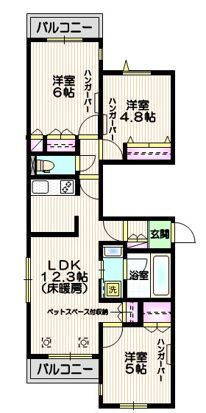 東京都豊島区長崎３ 東長崎駅 3LDK マンション 賃貸物件詳細