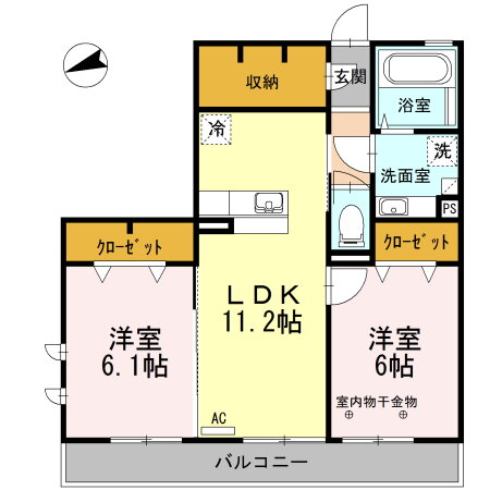 東京都江戸川区東葛西８ 葛西駅 2LDK アパート 賃貸物件詳細