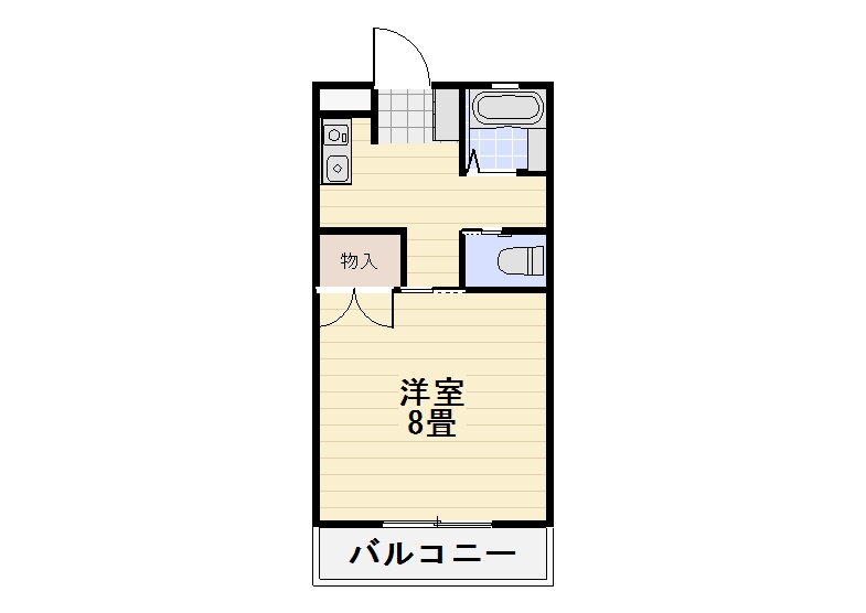 レカミエＡ 1階 1DK 賃貸物件詳細