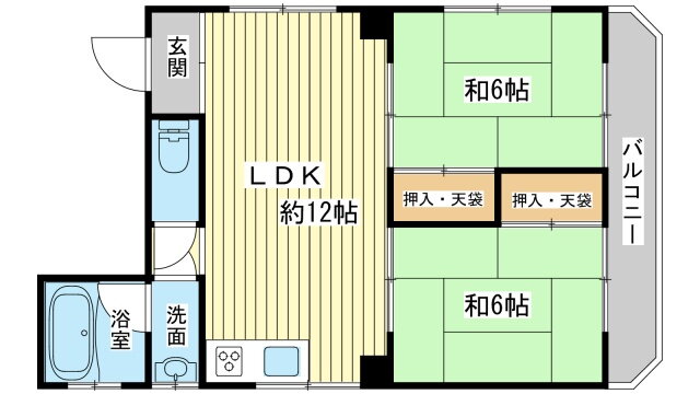 斎藤マンション 2階 2LDK 賃貸物件詳細