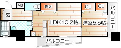 福岡県北九州市小倉北区中津口１ 旦過駅 1LDK マンション 賃貸物件詳細