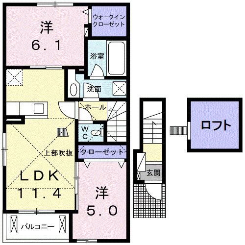 愛知県豊橋市江島町 豊橋駅 2LDK アパート 賃貸物件詳細