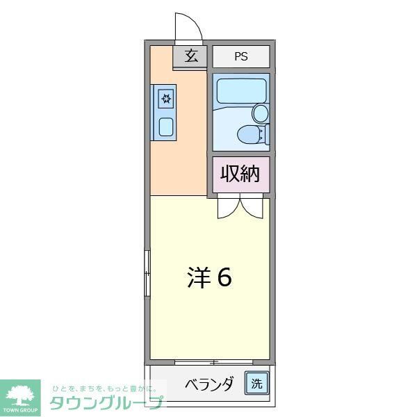 神奈川県川崎市麻生区下麻生２ 柿生駅 1K マンション 賃貸物件詳細