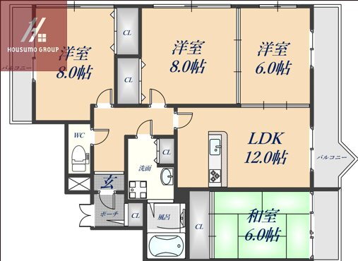 大阪府大阪市平野区瓜破２ 喜連瓜破駅 4LDK マンション 賃貸物件詳細