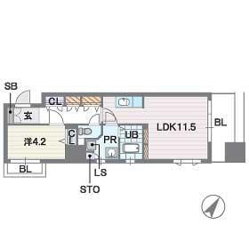 福岡県福岡市中央区大名２ 赤坂駅 1LDK マンション 賃貸物件詳細