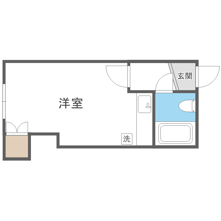 北海道札幌市中央区南六条西１２ 西１１丁目駅 ワンルーム アパート 賃貸物件詳細