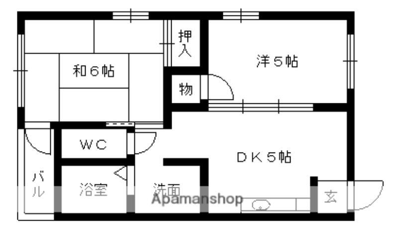 ファミリオン西新 4階 2DK 賃貸物件詳細