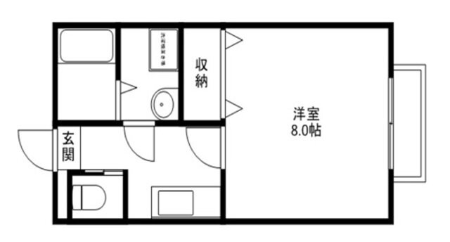 ハイツロッサ 1階 1K 賃貸物件詳細