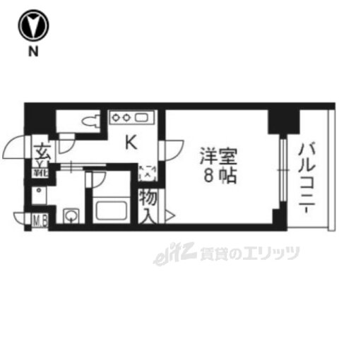 京都府京都市下京区吉文字町 大宮駅 1K マンション 賃貸物件詳細