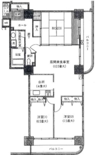 東京都東大和市桜が丘３ 玉川上水駅 3LDK マンション 賃貸物件詳細