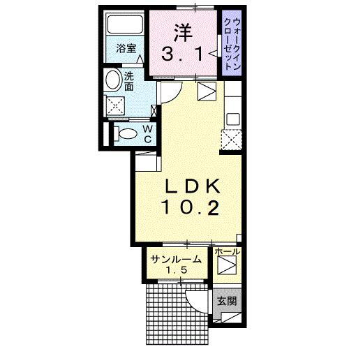 佐賀県唐津市鏡新開 東唐津駅 1LDK アパート 賃貸物件詳細
