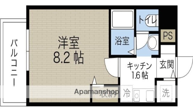 福岡県福岡市西区姪浜駅南１ 姪浜駅 1K マンション 賃貸物件詳細