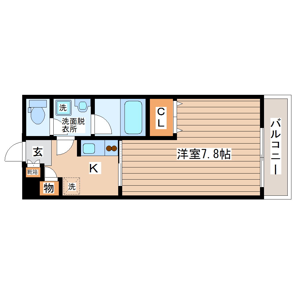 宮城県柴田郡柴田町船岡中央２ 船岡駅 1K マンション 賃貸物件詳細