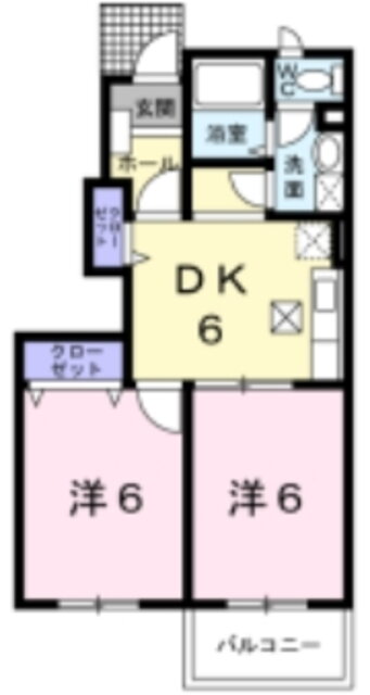 千葉県松戸市東平賀 北小金駅 2DK アパート 賃貸物件詳細