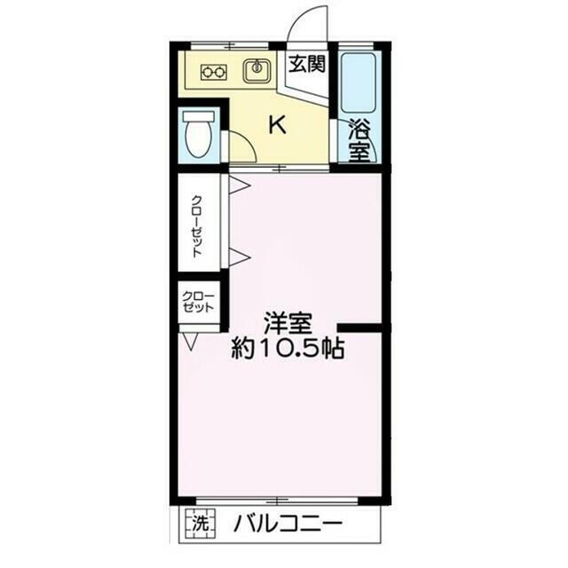 埼玉県草加市遊馬町 見沼代親水公園駅 2K マンション 賃貸物件詳細