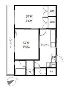 千葉県千葉市花見川区南花園２ 新検見川駅 2K マンション 賃貸物件詳細