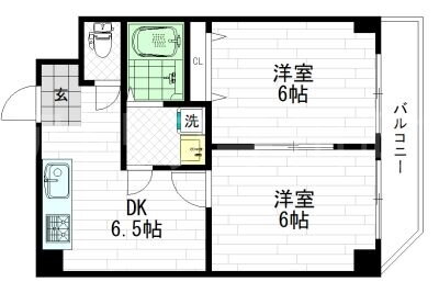 マンションサンヒルズ 1階 2DK 賃貸物件詳細