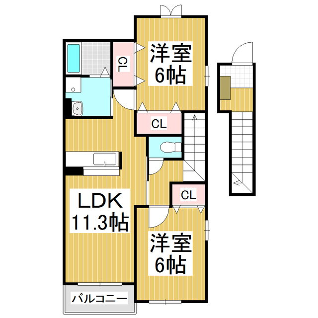 長野県松本市波田 波田駅 2LDK アパート 賃貸物件詳細