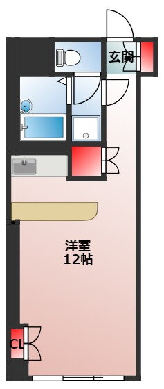 熊本市中央区上水前寺１丁目 4階 ワンルーム 賃貸物件詳細