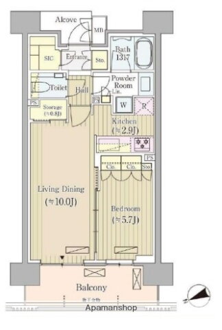 東京都新宿区荒木町 四谷三丁目駅 1LDK マンション 賃貸物件詳細