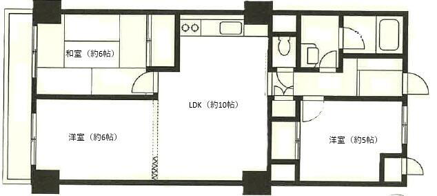 クレール綱島 6階 3LDK 賃貸物件詳細