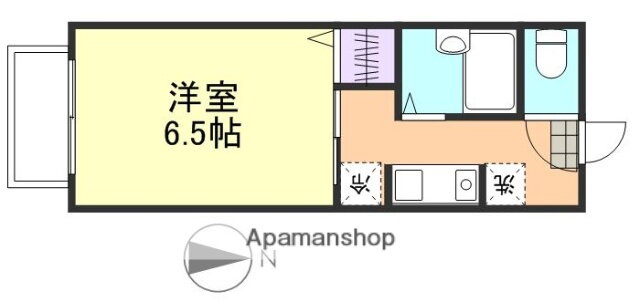 岡山県倉敷市松島 中庄駅 1K アパート 賃貸物件詳細