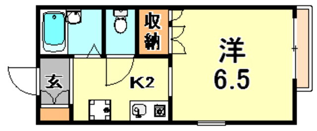 アイズ・ヴィラ岡本 2階 ワンルーム 賃貸物件詳細