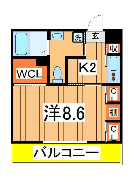 千葉県柏市豊町２ 南柏駅 1K マンション 賃貸物件詳細