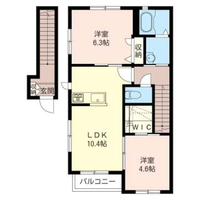 群馬県前橋市下大島町 前橋大島駅 2LDK アパート 賃貸物件詳細