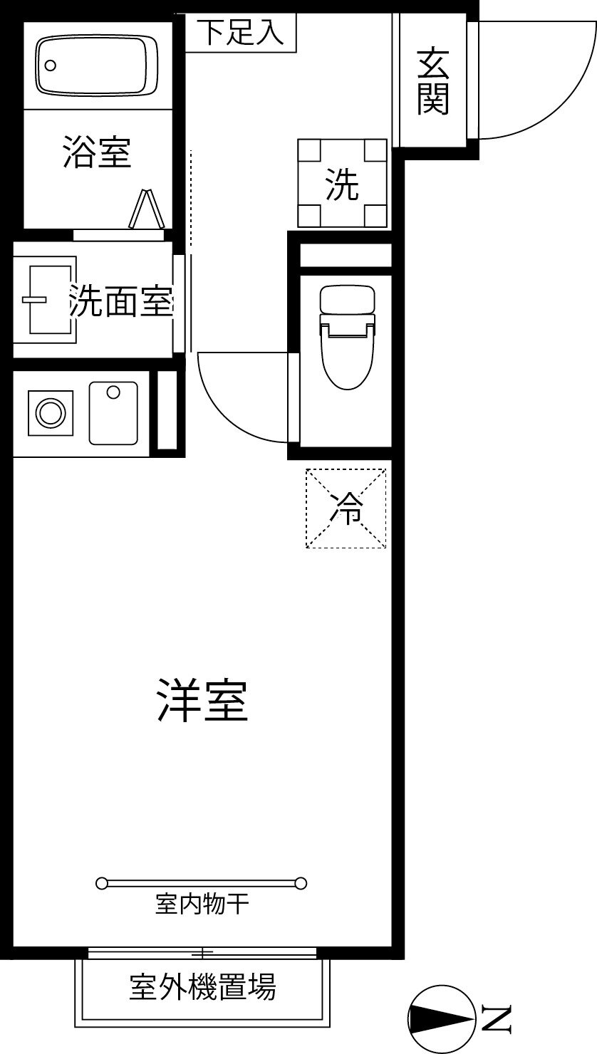 東京都北区志茂１ 志茂駅 ワンルーム アパート 賃貸物件詳細