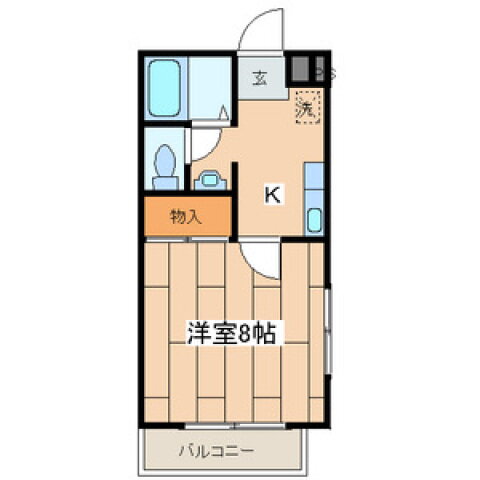 神奈川県川崎市高津区下作延５ 津田山駅 1K アパート 賃貸物件詳細