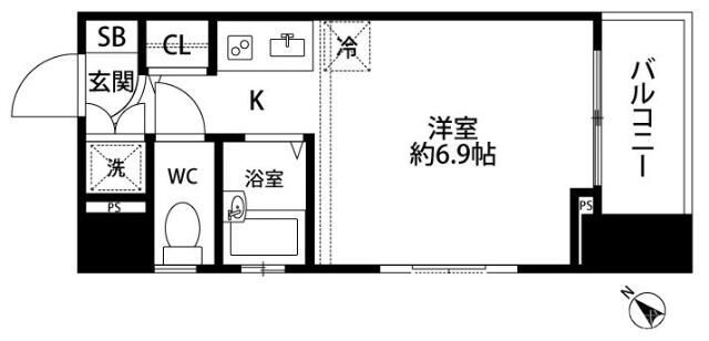 東京都中央区月島３ 月島駅 1K マンション 賃貸物件詳細