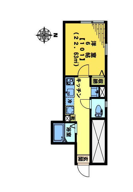 東京都新宿区新宿７ 東新宿駅 1K アパート 賃貸物件詳細