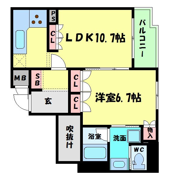 大阪府大阪市西区靱本町２ 阿波座駅 1LDK マンション 賃貸物件詳細