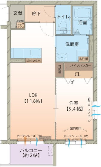 ハートフルグラン・リオ 3階 1LDK 賃貸物件詳細